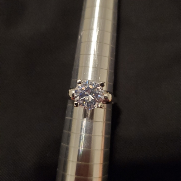 Punk skull style ring 4CT Zircon 925 SP - Picture 2 of 7